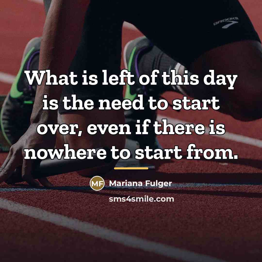 “What is left of this day is the need to…” quote by Mariana Fulger
