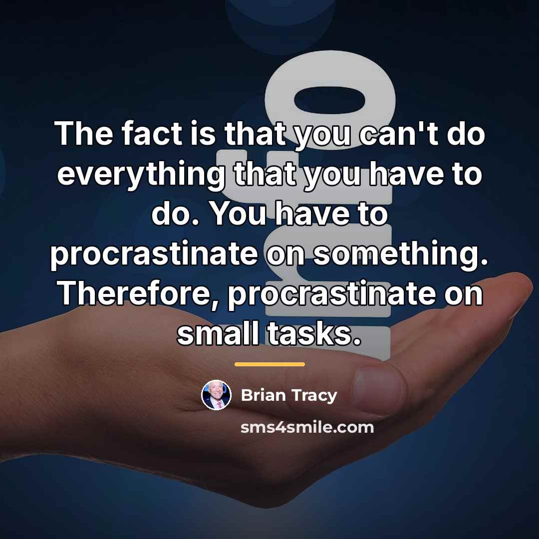 “The fact is that you can't do everything that you…” quote by Brian Tracy