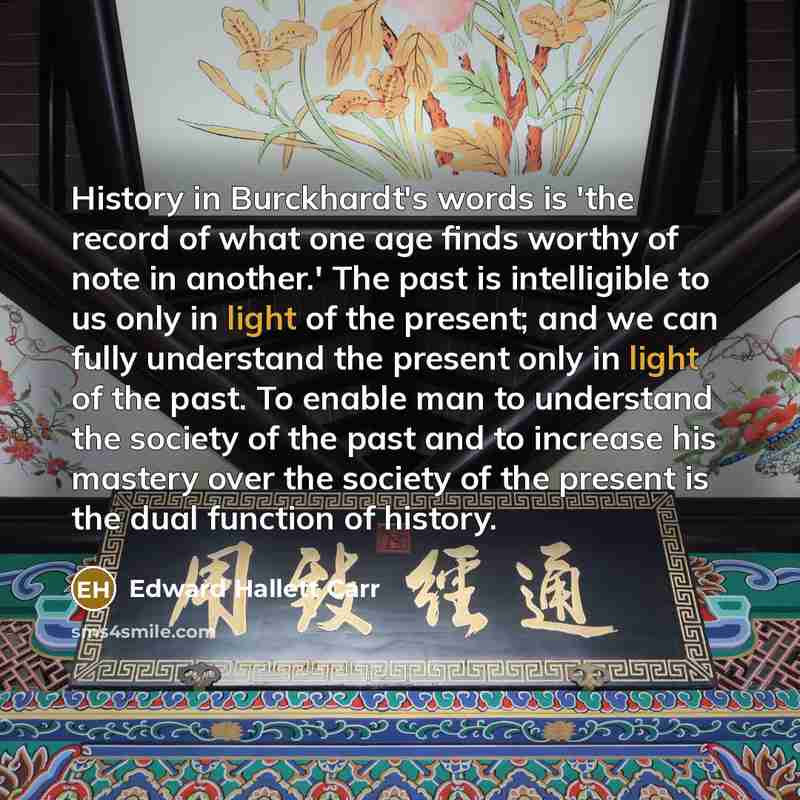 “History in Burckhardt's words is 'the record of what one…” quote by Edward Hallett Carr