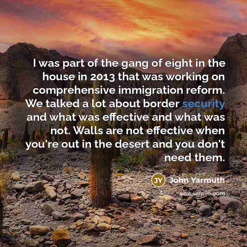 “I was part of the gang of eight in the…” quote by John Yarmuth