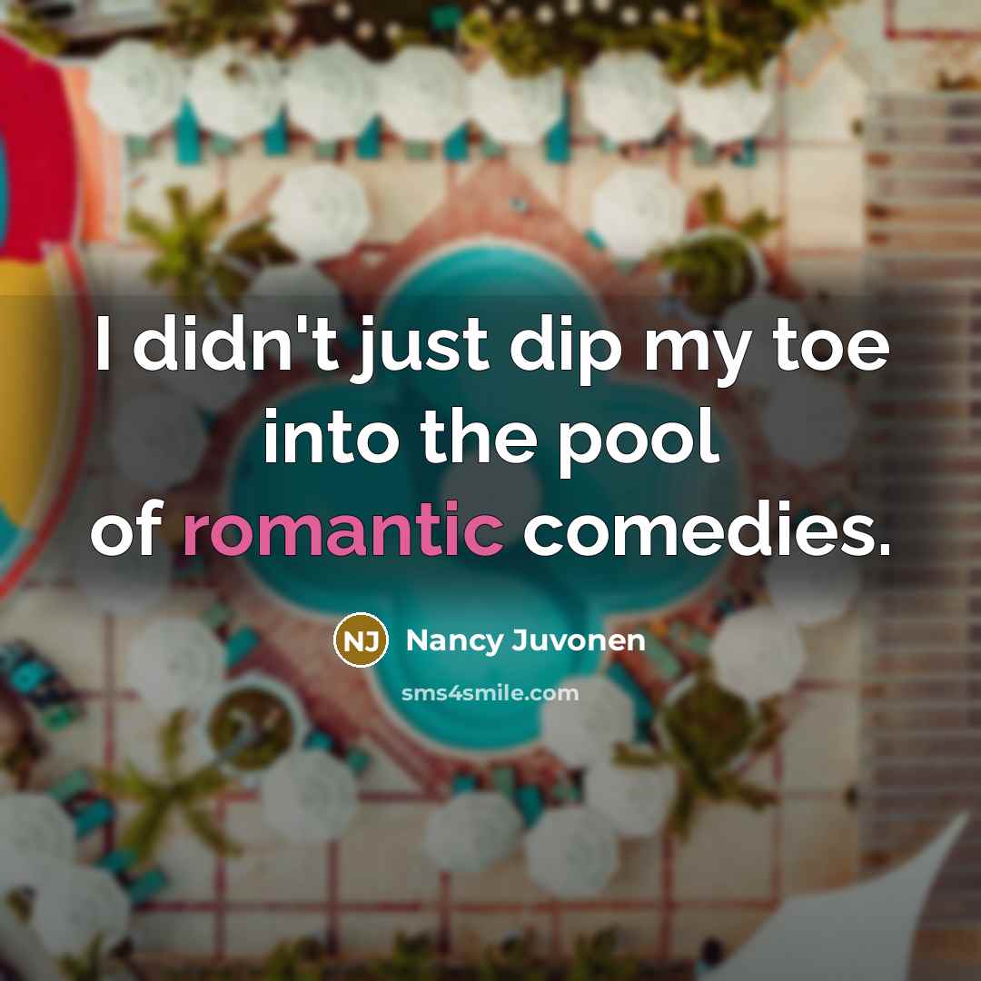 “I didn't just dip my toe into the pool of…” quote by Nancy Juvonen