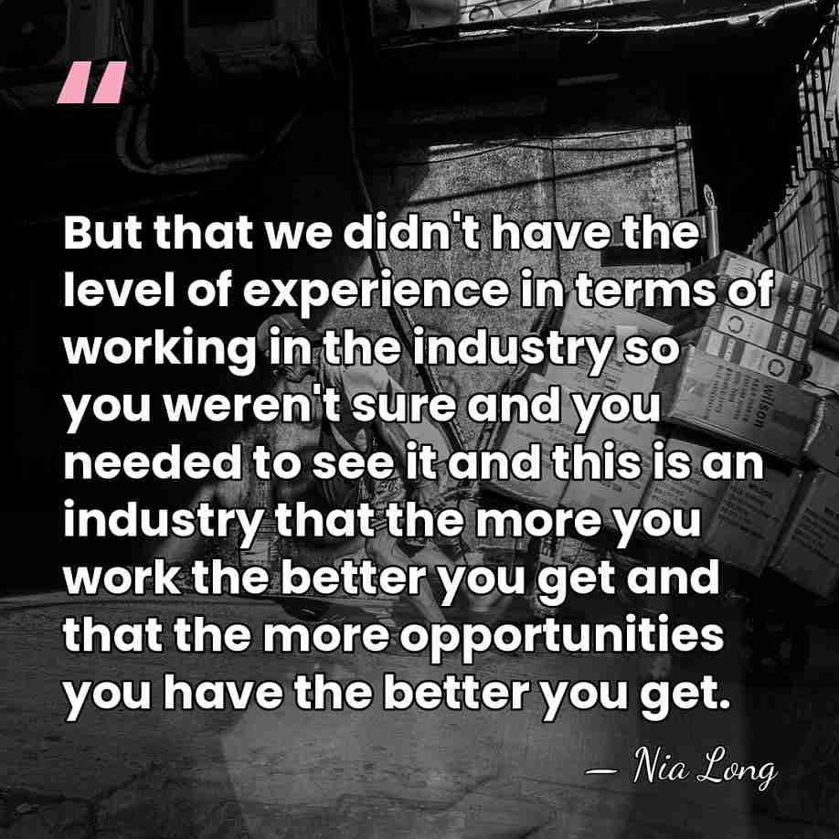 But that we didn't have the level of experience in terms of&hellip; - Nia Long