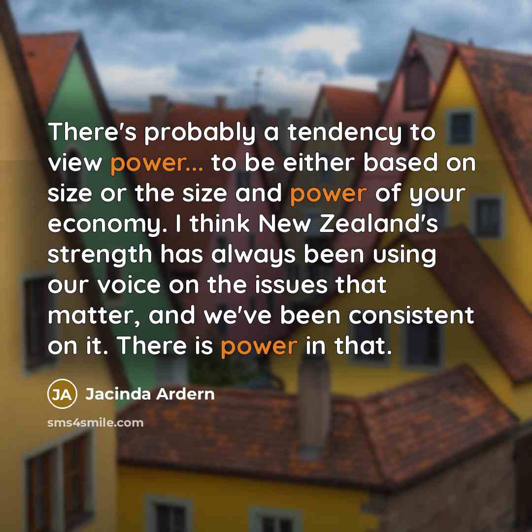 “There's probably a tendency to view power... to be either…” quote by Jacinda Ardern