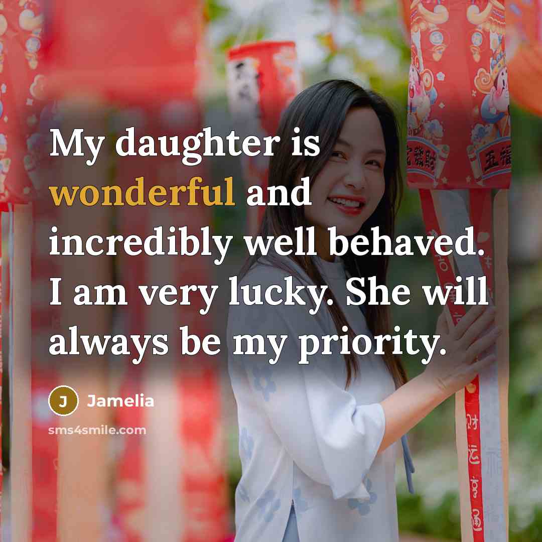 “My daughter is wonderful and incredibly well behaved. I am…” quote by Jamelia