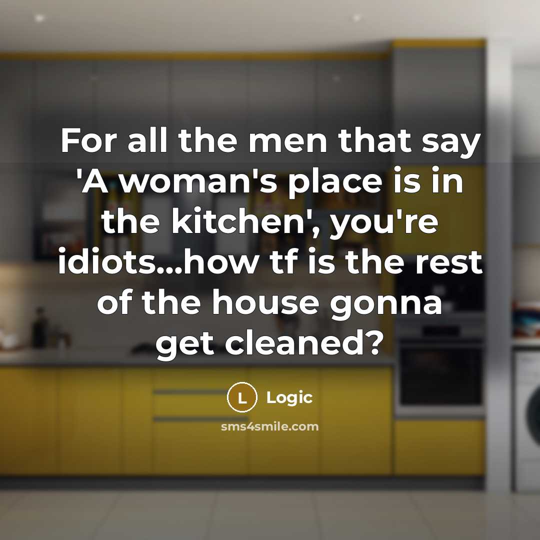 “For all the men that say 'A woman's place is…” quote by Logic