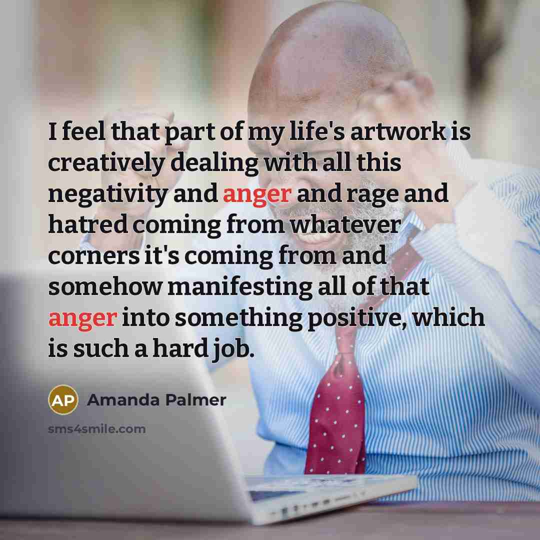 “I feel that part of my life's artwork is creatively…” quote by Amanda Palmer
