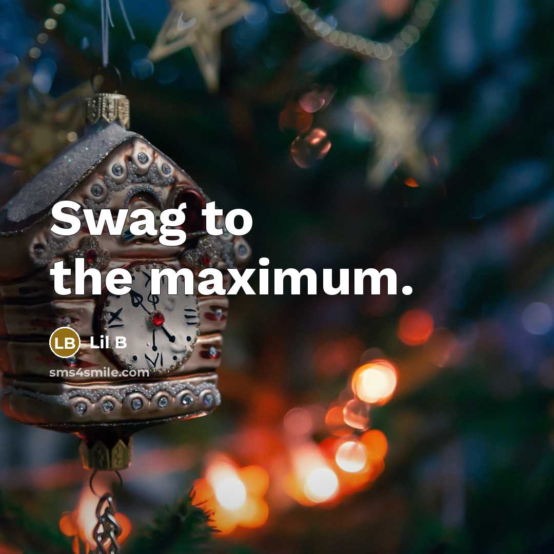 “Swag to the maximum.…” quote by Lil B