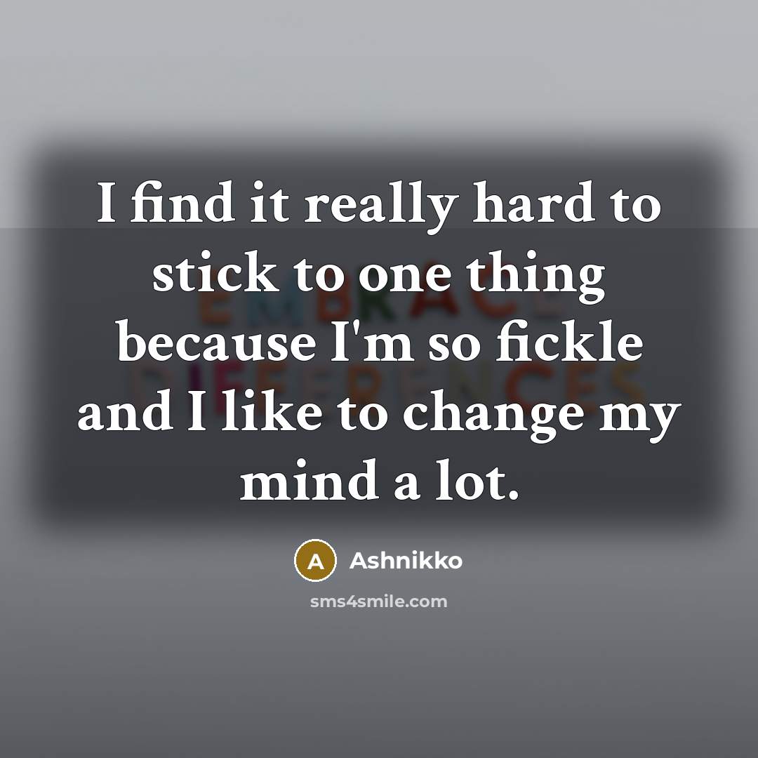 “I find it really hard to stick to one thing…” quote by Ashnikko