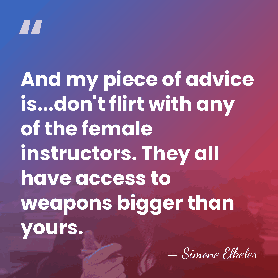 And my piece of advice is...don't flirt with any of the female&hellip; - Simone Elkeles
