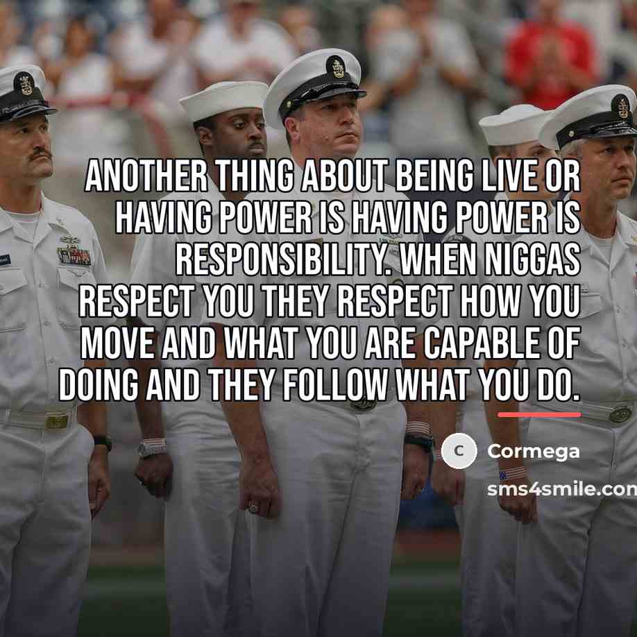 “Another thing about being live or having power is having…” quote by Cormega
