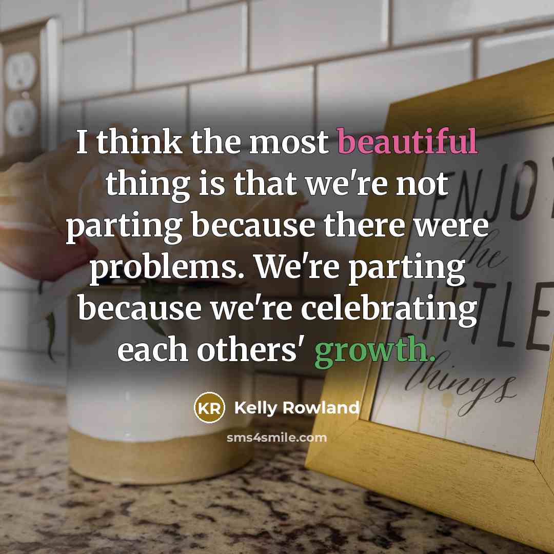 “I think the most beautiful thing is that we're not…” quote by Kelly Rowland
