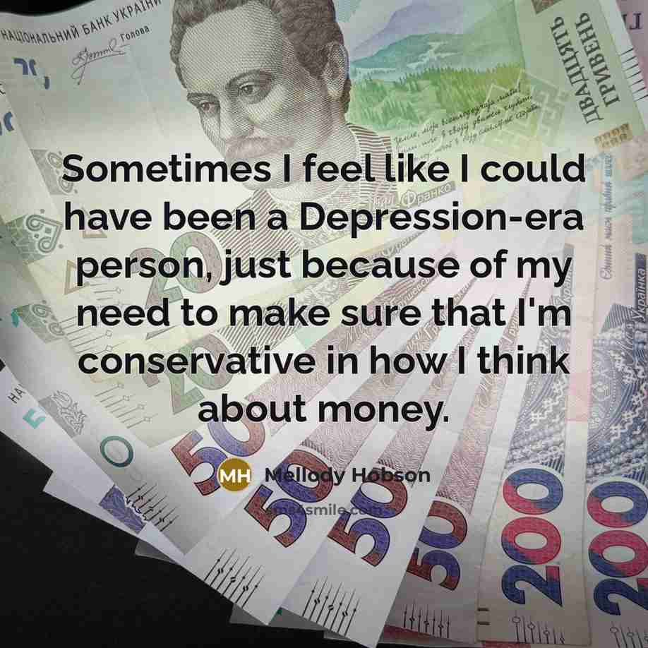 “Sometimes I feel like I could have been a Depression-era…” quote by Mellody Hobson