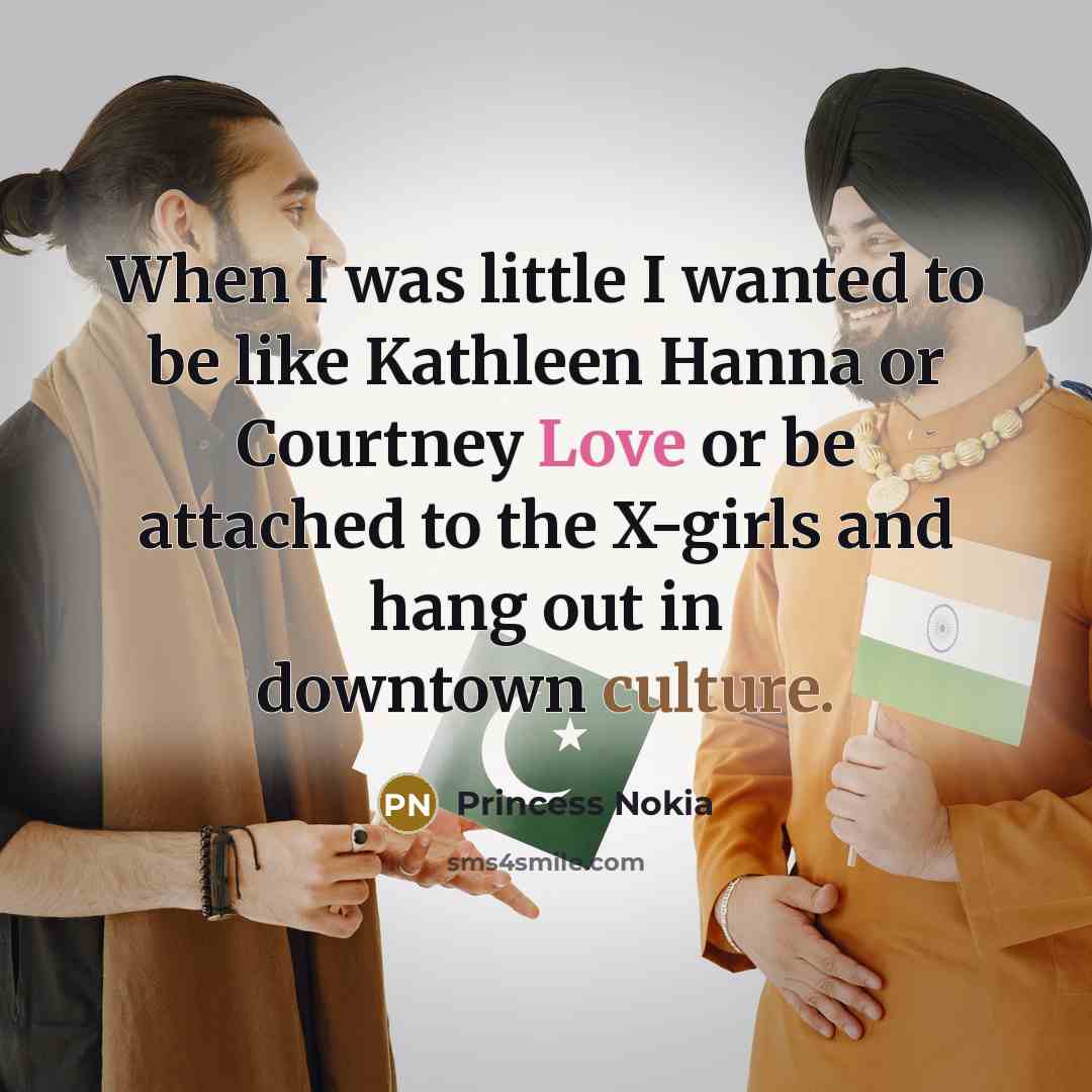 “When I was little I wanted to be like Kathleen…” quote by Princess Nokia