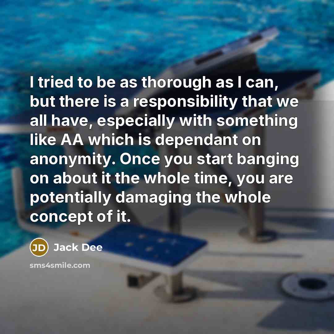 “I tried to be as thorough as I can, but…” quote by Jack Dee