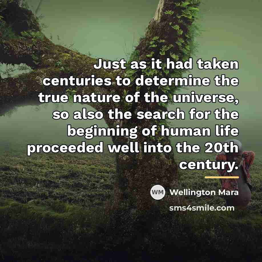 “Just as it had taken centuries to determine the true…” quote by Wellington Mara