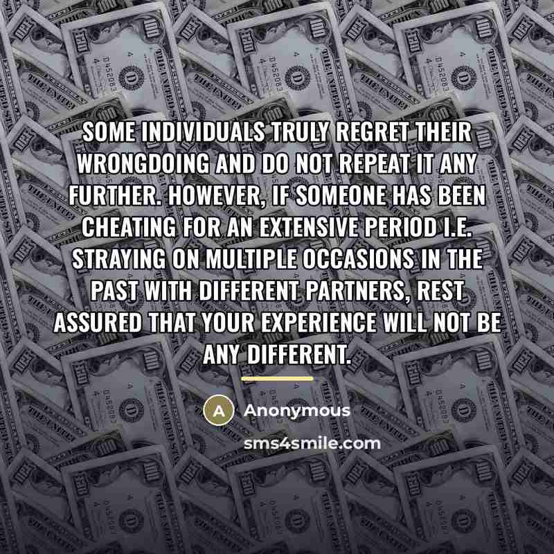 “Some individuals truly regret their wrongdoing and do not repeat…” quote by Anonymous