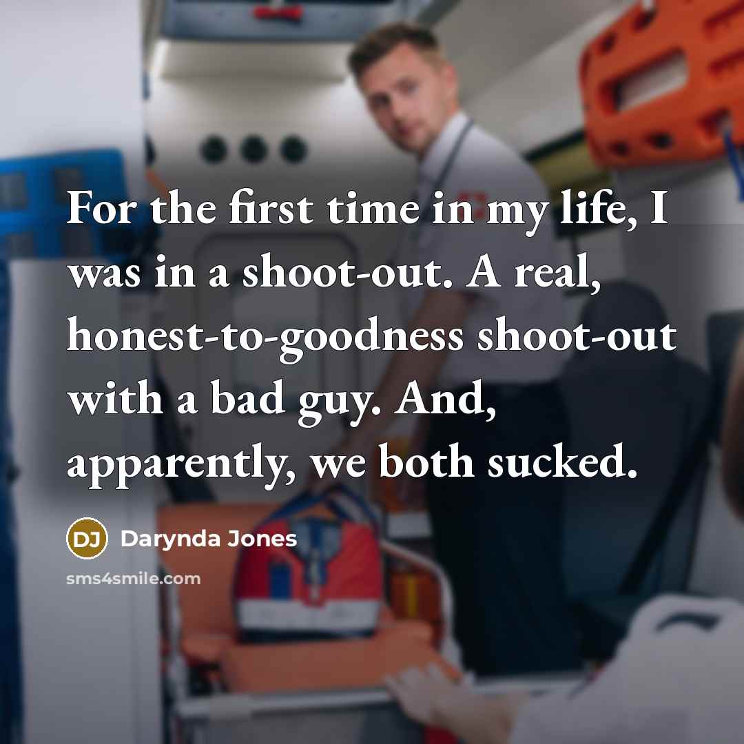 “For the first time in my life, I was in…” quote by Darynda Jones