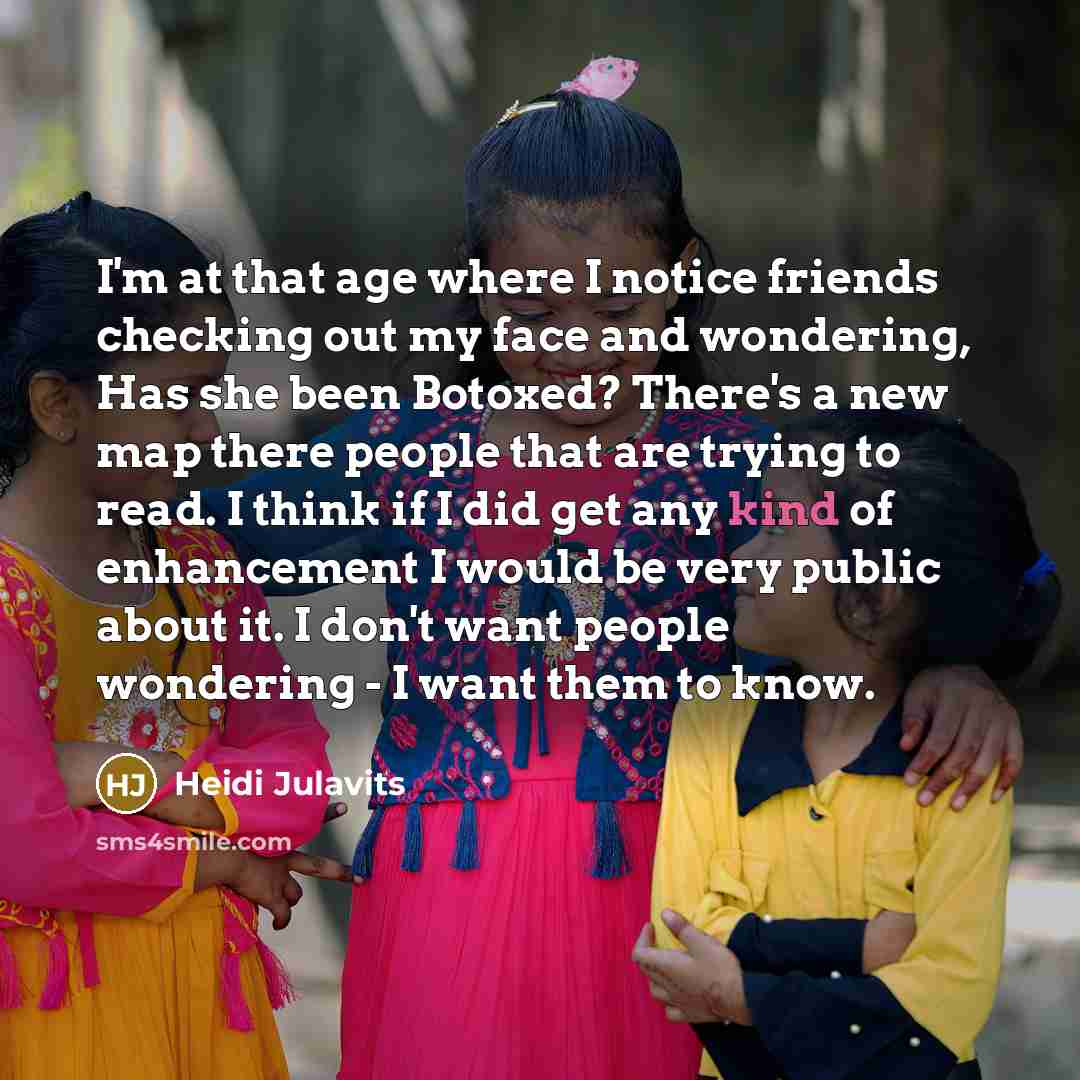“I'm at that age where I notice friends checking out…” quote by Heidi Julavits