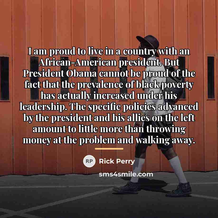 “I am proud to live in a country with an…” quote by Rick Perry