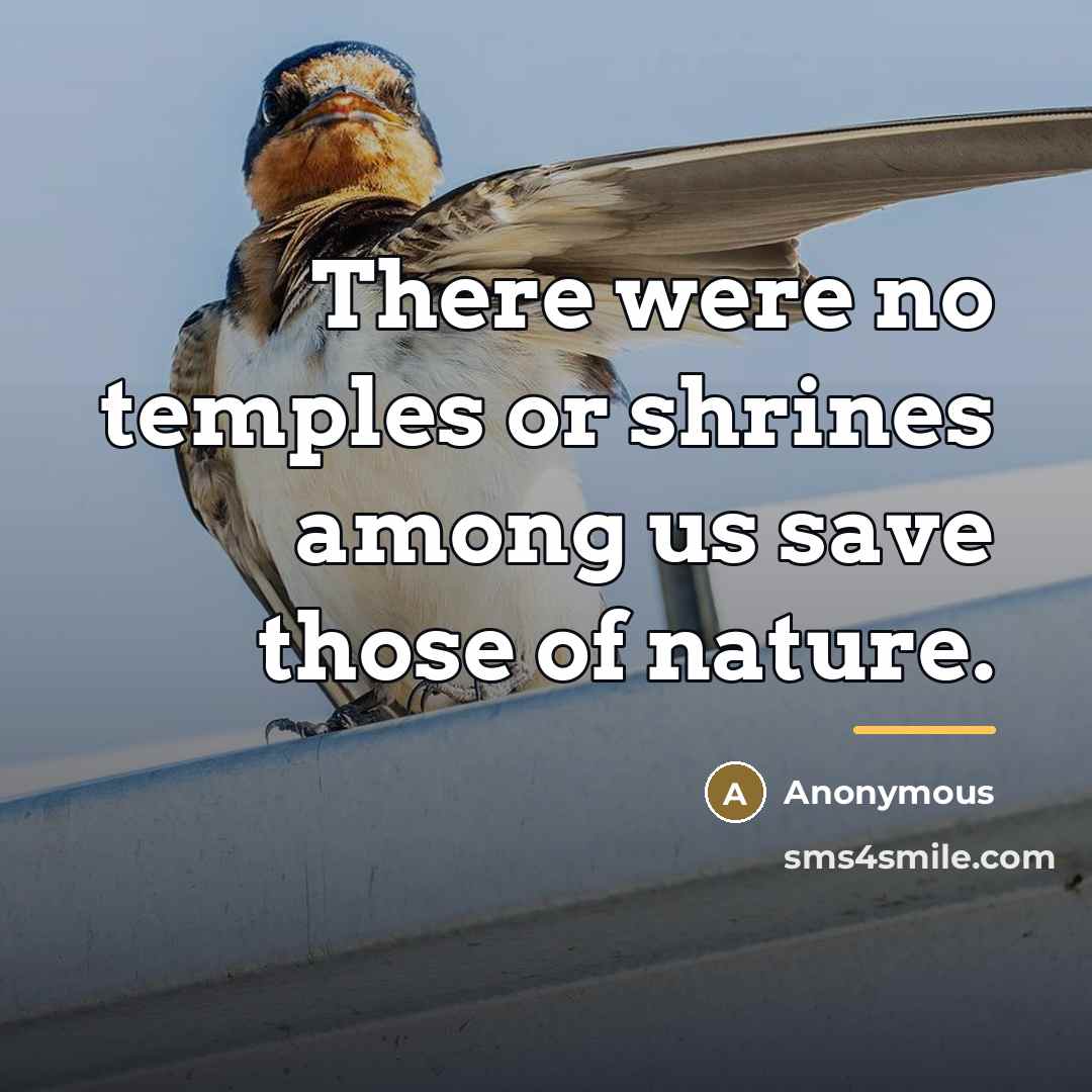 “There were no temples or shrines among us save those…” quote by Anonymous