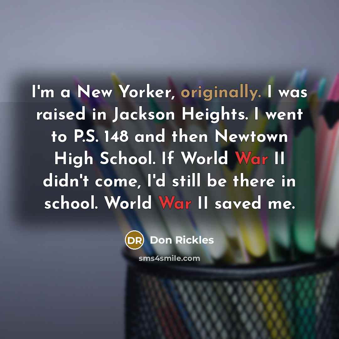 “I'm a New Yorker, originally. I was raised in Jackson…” quote by Don Rickles
