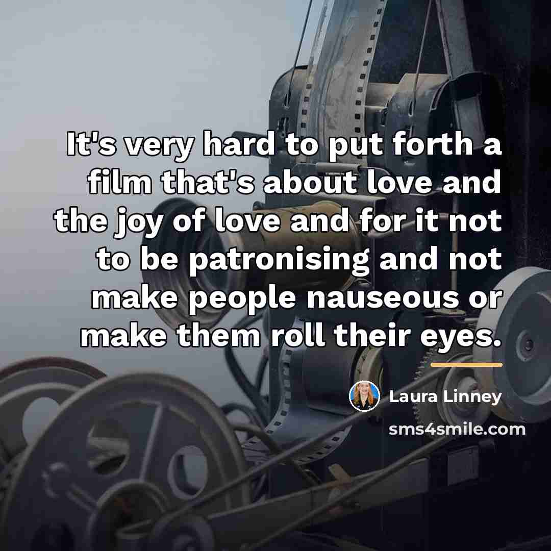 “It's very hard to put forth a film that's about…” quote by Laura Linney