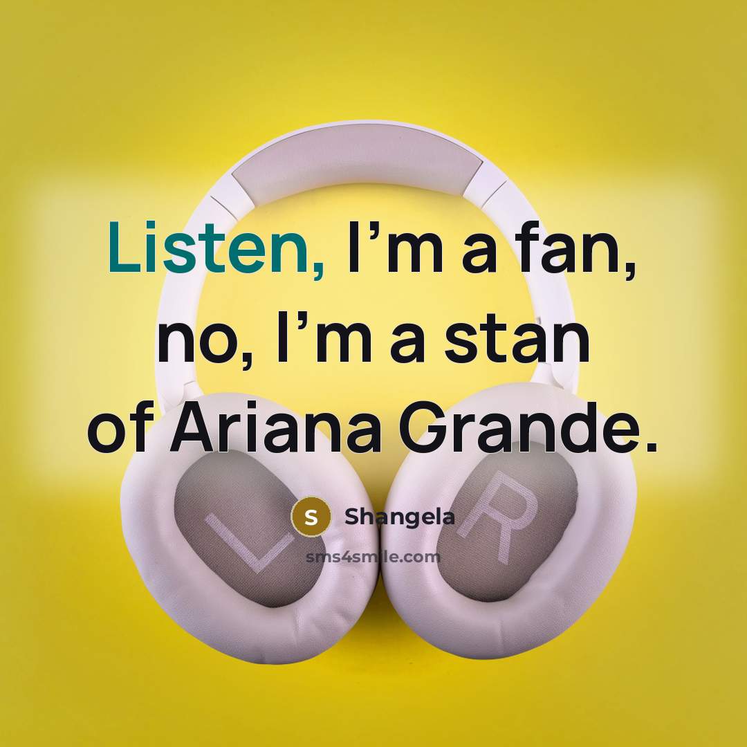 “Listen, I'm a fan, no, I'm a stan of Ariana…” quote by Shangela