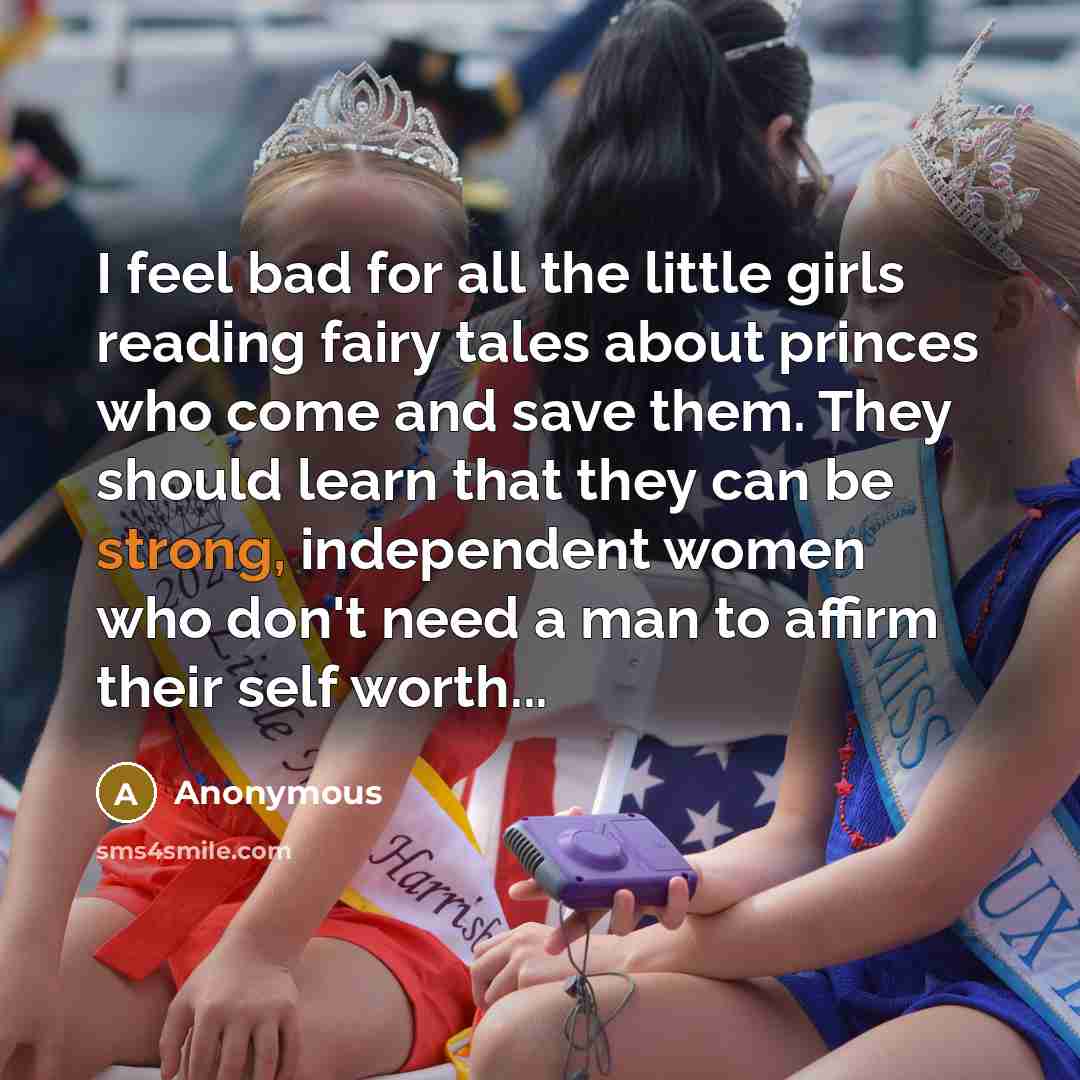 “I feel bad for all the little girls reading fairy…” quote by Anonymous