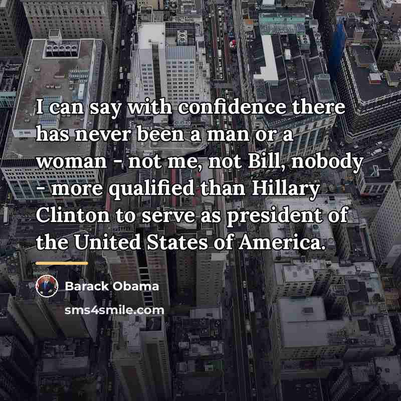 “I can say with confidence there has never been a…” quote by Barack Obama