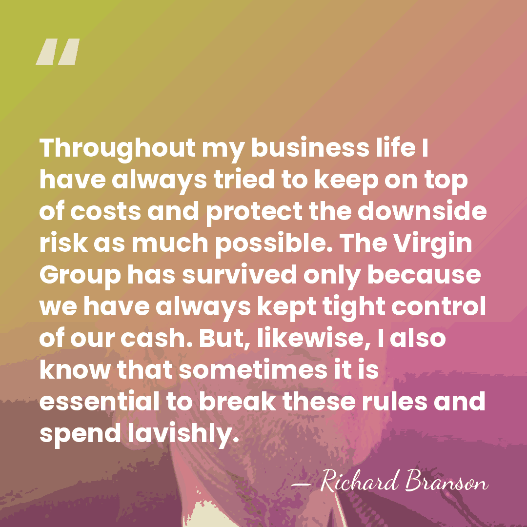 Throughout my business life I have always tried to keep on top&hellip; - Richard Branson