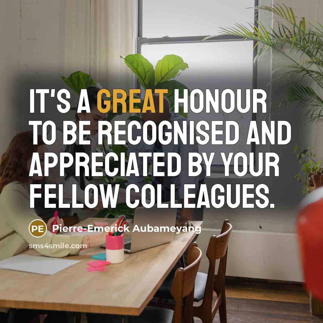 “It's a great honour to be recognised and appreciated by…” quote by Pierre-Emerick Aubameyang