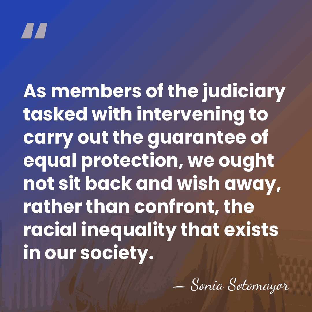 As members of the judiciary tasked with intervening to carry out the&hellip; - Sonia Sotomayor