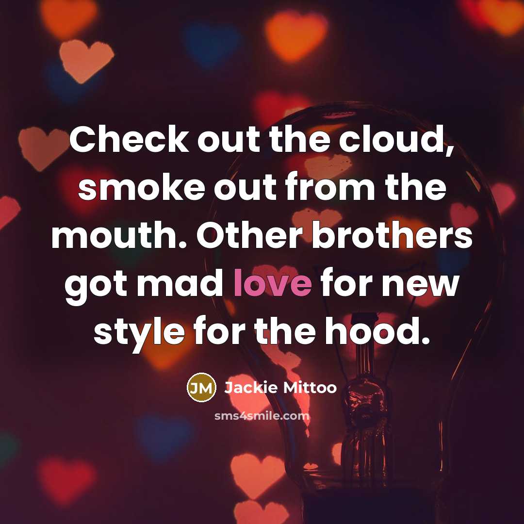 “Check out the cloud, smoke out from the mouth. Other…” quote by Jackie Mittoo