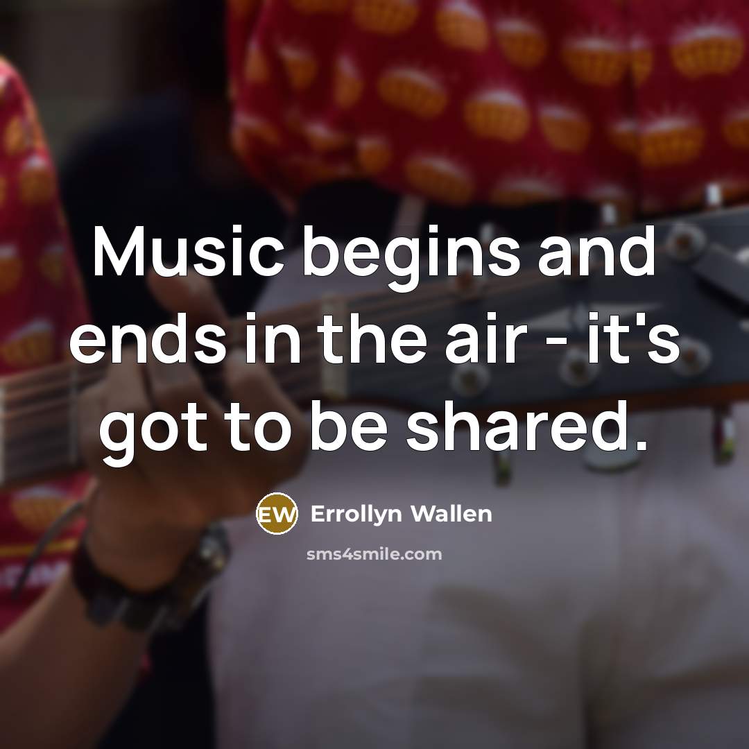 “Music begins and ends in the air - it's got…” quote by Errollyn Wallen