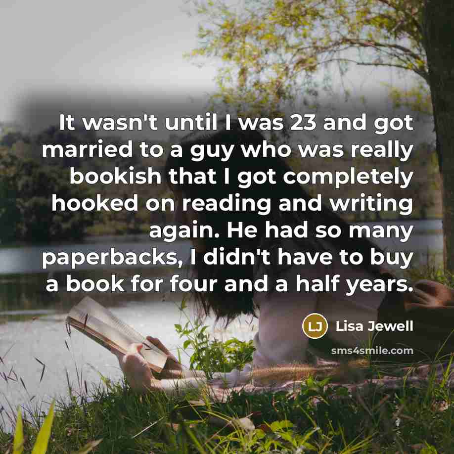 “It wasn't until I was 23 and got married to…” quote by Lisa Jewell