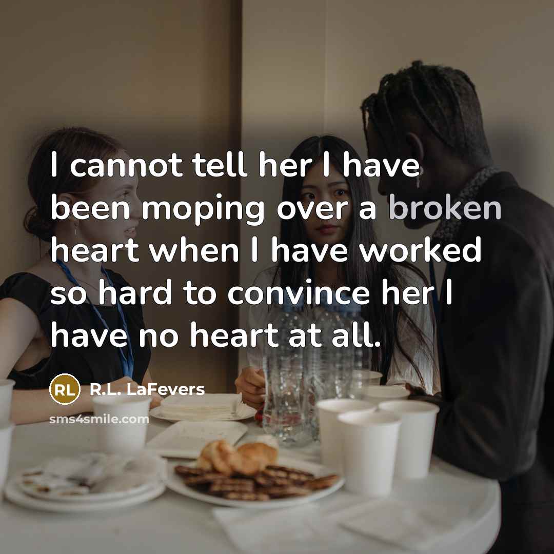 “I cannot tell her I have been moping over a…” quote by R.L. LaFevers