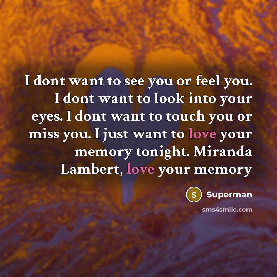 “I dont want to see you or feel you. I…” quote by Superman