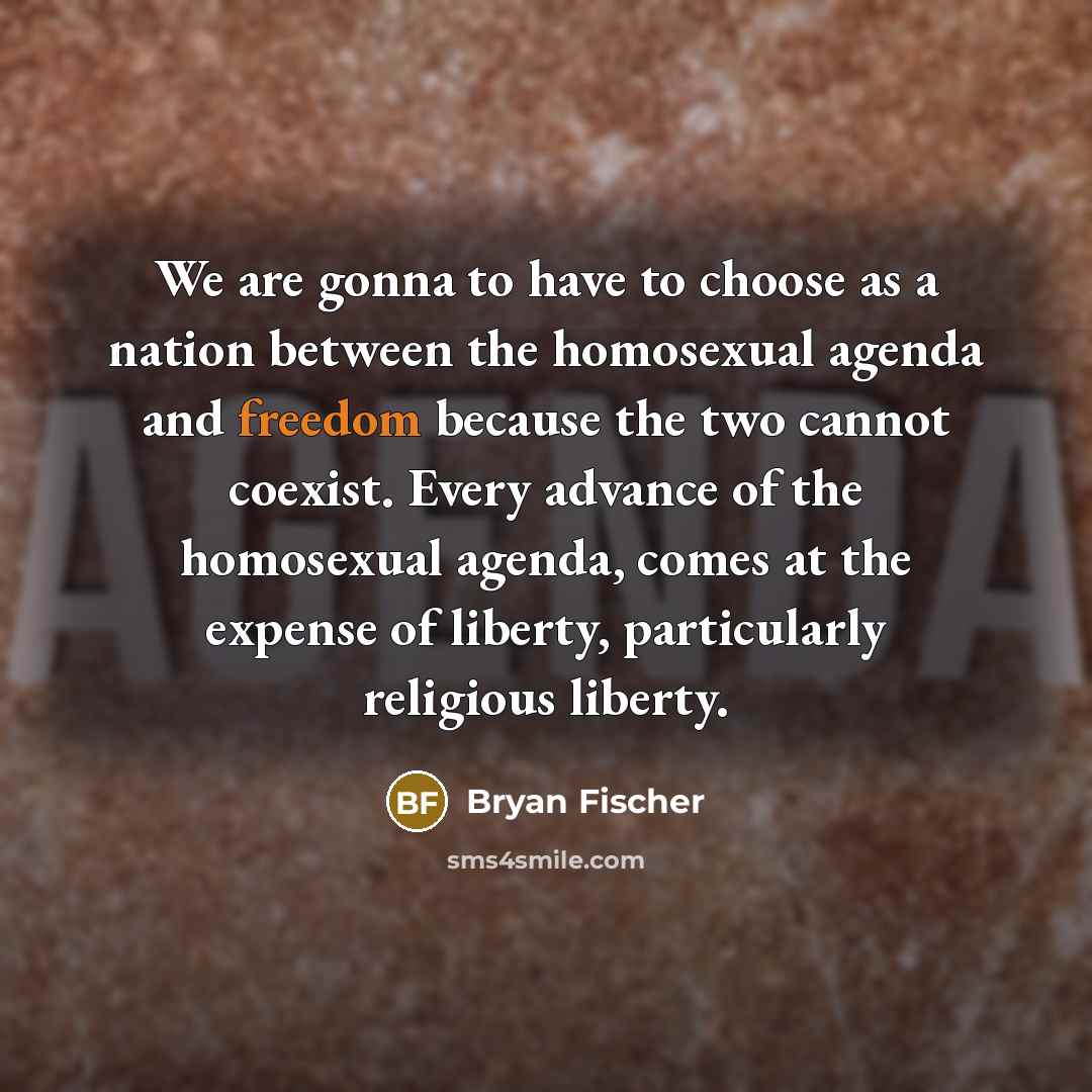 “We are gonna to have to choose as a nation…” quote by Bryan Fischer