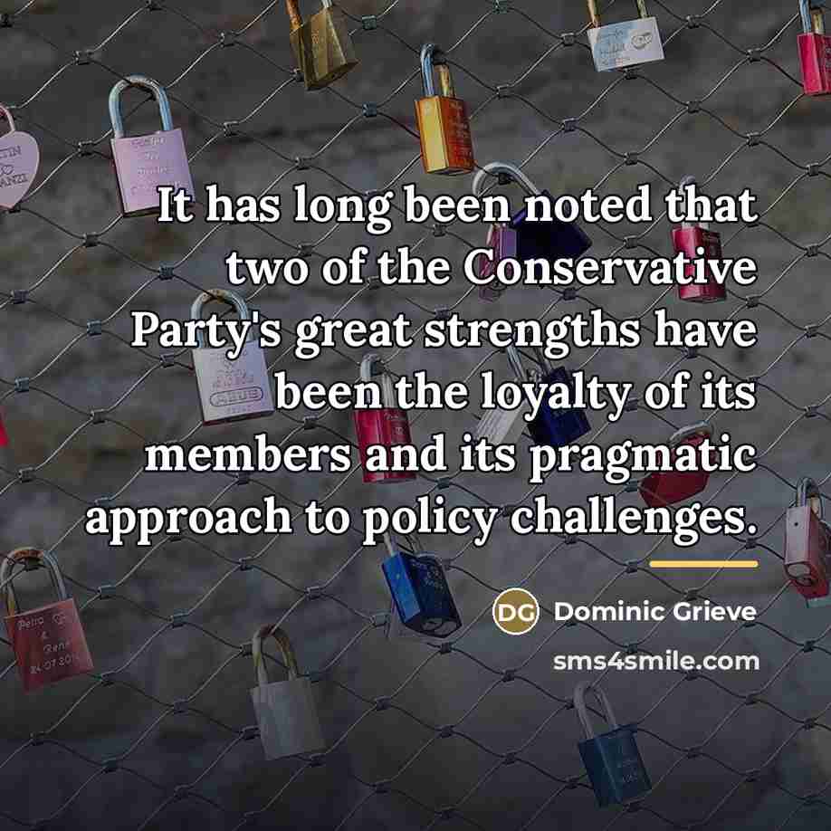 “It has long been noted that two of the Conservative…” quote by Dominic Grieve