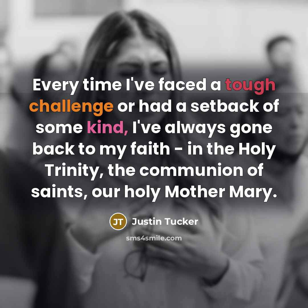 “Every time I've faced a tough challenge or had a…” quote by Justin Tucker