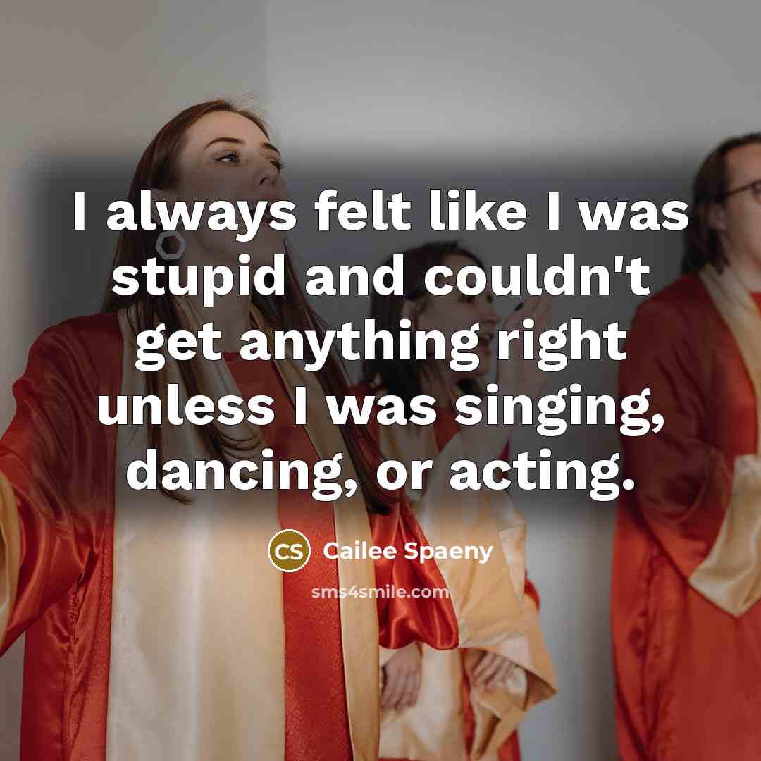 “I always felt like I was stupid and couldn't get…” quote by Cailee Spaeny