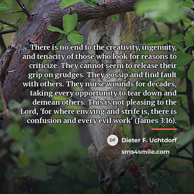 “There is no end to the creativity, ingenuity, and tenacity…” quote by Dieter F. Uchtdorf