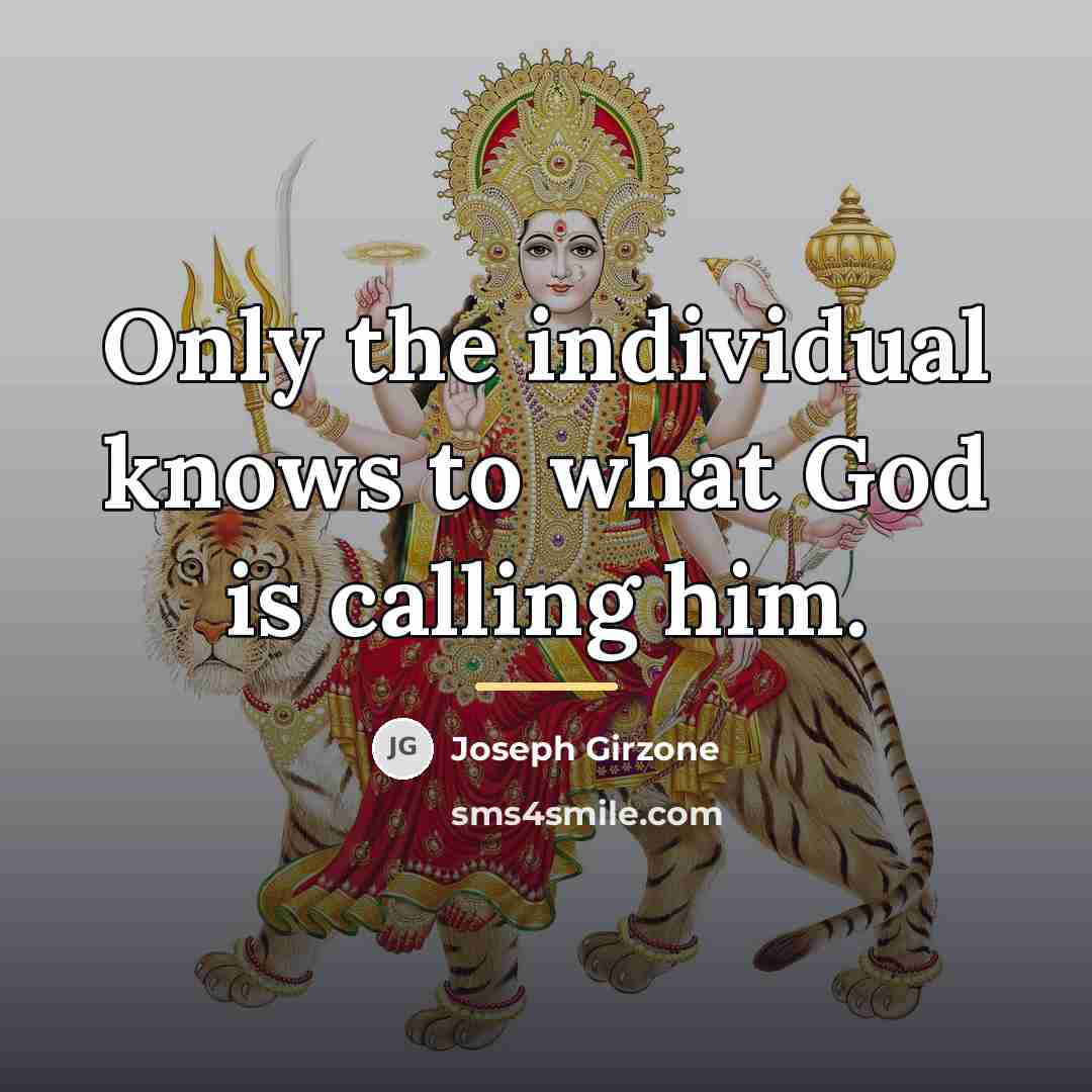 “Only the individual knows to what God is calling him.…” quote by Joseph Girzone