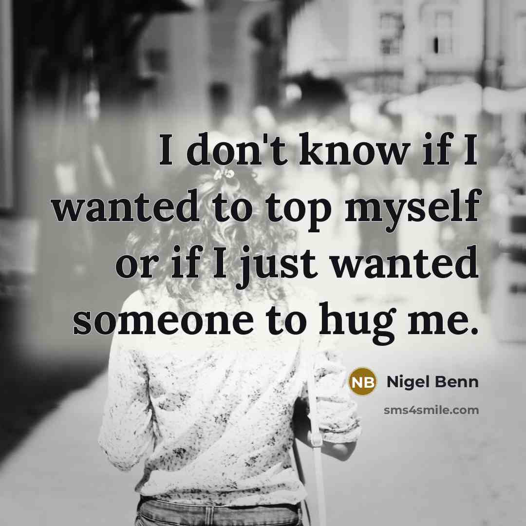 “I don't know if I wanted to top myself or…” quote by Nigel Benn