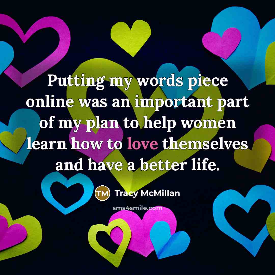“Putting my words piece online was an important part of…” quote by Tracy McMillan