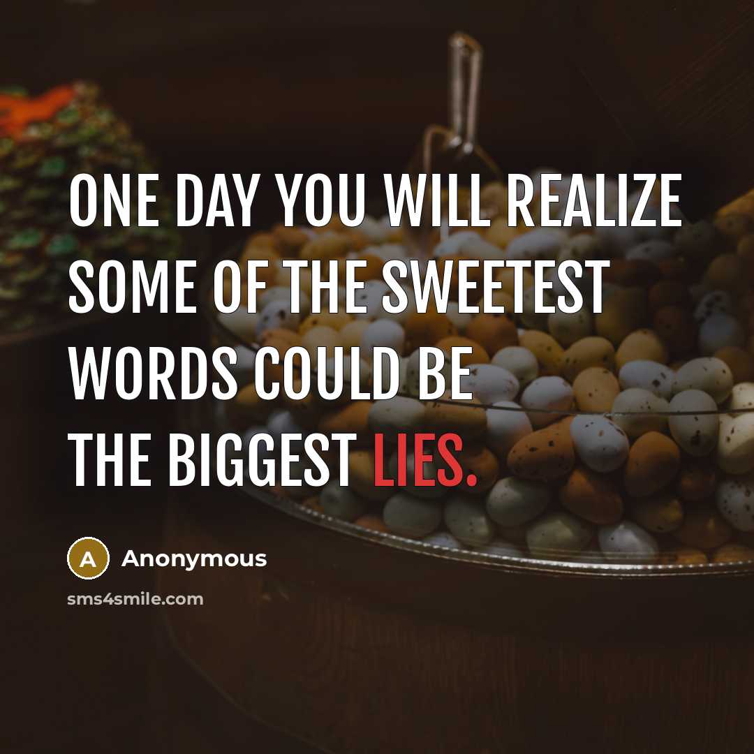 “One day you will realize some of the sweetest words…” quote by Anonymous