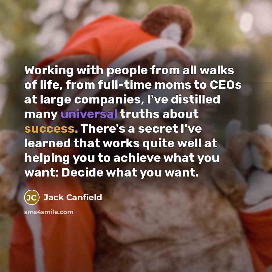 “Working with people from all walks of life, from full-time…” quote by Jack Canfield