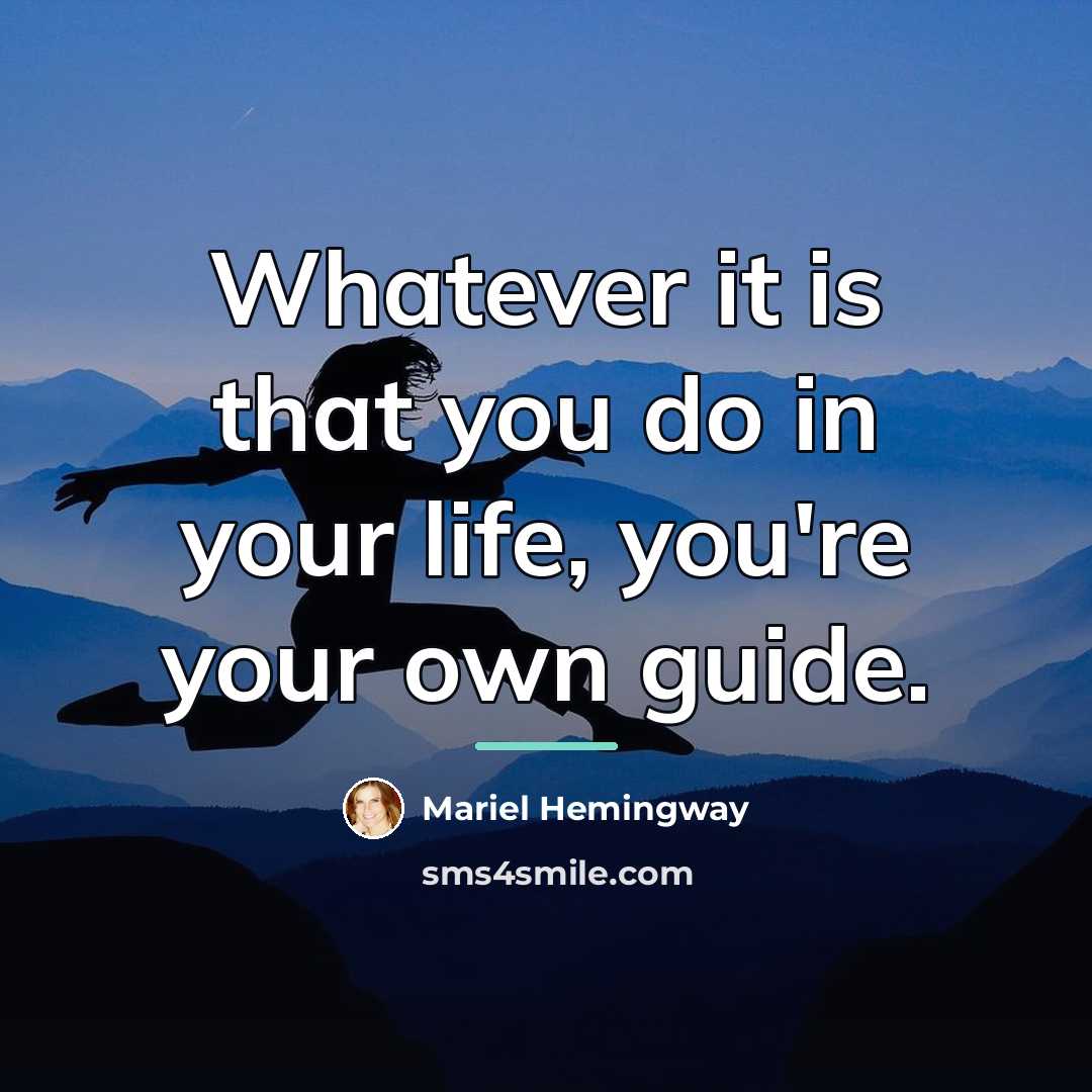 “Whatever it is that you do in your life, you're…” quote by Mariel Hemingway