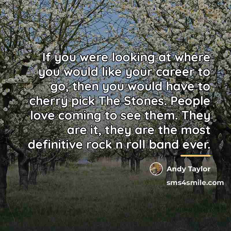 “If you were looking at where you would like your…” quote by Andy Taylor