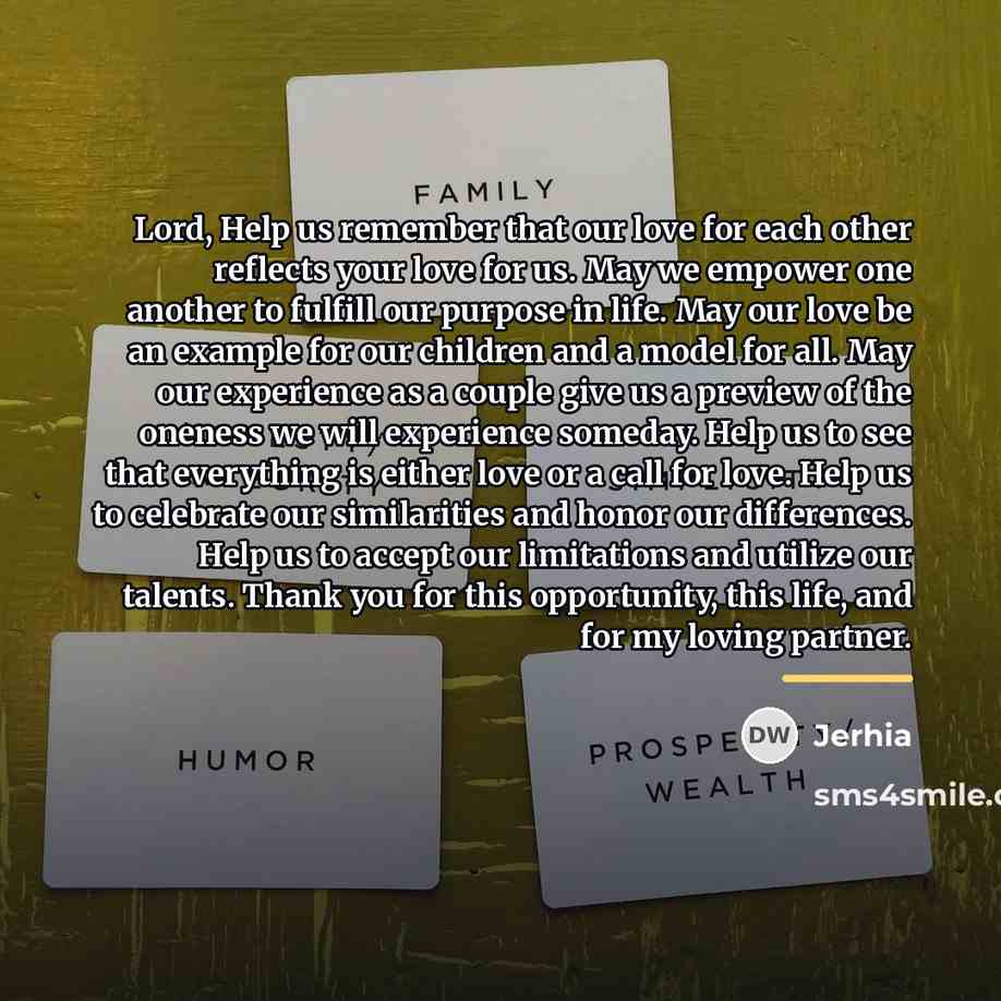 “Lord, Help us remember that our love for each other…” quote by Jerhia